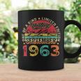 60 Years Old Vintage September 1963 60Th Birthday Men Coffee Mug Gifts ideas