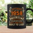 65 Year Old Born In September 1958 Retro 65Th Birthday Coffee Mug Gifts ideas