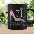 71 & Fabulous 71 Years Old And Fabulous 71St Birthday Coffee Mug Gifts ideas