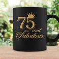 75 And Fabulous 75Th Birthday Coffee Mug Gifts ideas