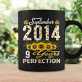 9 Year Old Born In September 2014 Floral 9Th Birthday Coffee Mug Gifts ideas 9 Year Old Born In September 2014 Floral 9Th Birthday Coffee Mug Gifts ideas