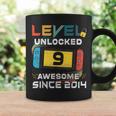 9Th Birthday Boy Level 9 Unlocked Awesome 2014 Video Gamer Coffee Mug Gifts ideas