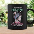 A Day Without Reading Is Like Book Lover Book Nerd Librarian Gift For Womens Coffee Mug Gifts ideas