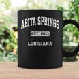 Abita Springs Louisiana La Vintage State Athletic Style Coffee Mug Gifts ideas