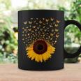 Adorable Butterfly Sunflower Butterfly Funny Designs Funny Gifts Coffee Mug Gifts ideas