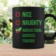 Agricultural Sciences Teacher Pajama Christmas Coffee Mug Gifts ideas