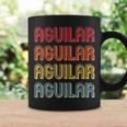 Aguilar Surname Retro Vintage Birthday Reunion Coffee Mug Gifts ideas