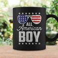 All American Boy 4Th Of July Sunglasses Usa Flag Boys Kids Coffee Mug Gifts ideas