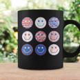 America Vibes Cute Smile Face Usa American Flag 4Th Of July Coffee Mug Gifts ideas
