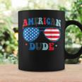 American Dude Sunglasses 4Th Of July Patriotic Boy Men Kids Coffee Mug Gifts ideas