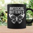 Antisocial Butterfly Introverted Coffee Mug Gifts ideas