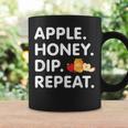 Apple Honey Dip Repeat Rosh Hashanah Jewish New Year Coffee Mug Gifts ideas