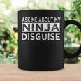 Ask Me About My Ninja Disguise Karate Funny Saying Vintage Karate Funny Gifts Coffee Mug Gifts ideas