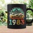 August 1983 Vintage 40 Years Old Retro 40Th Birthday Gifts 40Th Birthday Funny Gifts Coffee Mug Gifts ideas