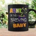 Aunt Of Brewing Baby Halloween Theme Baby Shower Witch Coffee Mug Gifts ideas