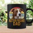 Austrian Pinscher Dog Dad Retro My Dogs Are My Cardio Coffee Mug Gifts ideas