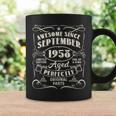 Awesome Since September 1958 65 Years Old 65Th Birthday Coffee Mug Gifts ideas