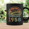Awesome Since September 1958 Vintage 65Th Birthday Coffee Mug Gifts ideas