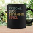 Awesome Since September 1983 40Th Birthday 40 Year Old Coffee Mug Gifts ideas