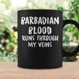 Barbadian Blood Runs Through My Veins Novelty Sarcastic Word Coffee Mug Gifts ideas
