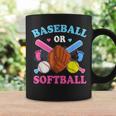 Baseball Or Softball Gender Reveal Baby Party Boy Girl Coffee Mug Gifts ideas