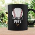 Baseball Pops Funny Baseball Grandfather Father Day Coffee Mug Gifts ideas