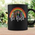 Be Kind Rainbow Sign Language Hand Lgbt Gay Les Pride Asl Coffee Mug Gifts ideas