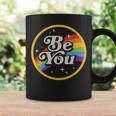 Be You Rainbow Flag Galaxy Lgbtq Pride Gay Lgbt Ally Pride Coffee Mug Gifts ideas