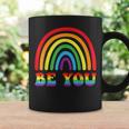 Be You Rainbow Lgbt Flag Gay Pride Month Lesbian Coffee Mug Gifts ideas