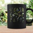 Beautiful Vintage Botanical Floral Wildflower Girl Women Coffee Mug Gifts ideas