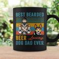 Beer Best Bearded Beer Loving Dog Dad Rat Terrier Personalized Coffee Mug Gifts ideas