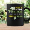 Beer Is From Hops Beer Equals Salad Alcoholic Party Coffee Mug Gifts ideas