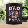 Being Dad Is An Honor Being Papa Is Priceless Usa Flag Daddy Coffee Mug Gifts ideas