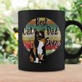 Best Cat Dad Ever Calico Fathers Day Gift Funny Retro Coffee Mug Gifts ideas