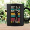 Best Dad By Par Golf Player Retro Golfing Sports Golfer Coffee Mug Gifts ideas