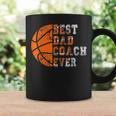 Best Dad Coach Ever Fathers Day Basketball Player Fan Papa Coffee Mug Gifts ideas