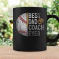 Best Dad Coach Ever Funny Baseball For Sport Lovers Fan Coffee Mug Gifts ideas