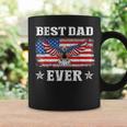 Best Dad Ever With Us American Flag Fathers Day Eagle Coffee Mug Gifts ideas