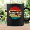 Best Godfather Ever Fathers Day Grandpa Vintage Retro Cool Coffee Mug Gifts ideas