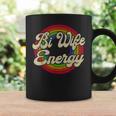 Bi Wife Energy Lgbtq Retro Vintage Coffee Mug Gifts ideas
