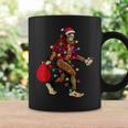 Bigfoot Carrying Christmas Tree Sasquatch Pajama Coffee Mug Gifts ideas