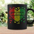 Black History Heart Junenth Melanin African American Coffee Mug Gifts ideas