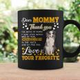 Blue Merle Collie Dear Mommy Thank You For Being My Mommy Coffee Mug Gifts ideas