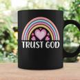 Boho Rainbow For Women Trust God Have Faith Christian Faith Funny Gifts Coffee Mug Gifts ideas