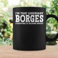 Borges Surname Team Family Last Name Borges Coffee Mug Gifts ideas