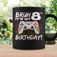 Bruh It's My 8Th Birthday Video Game 8Th Birthday Gaming Boy Coffee Mug Gifts ideas