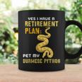 Burmese Python Retirement For Snake Owners Coffee Mug Gifts ideas