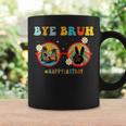 Bye Bruh Teachers Groovy Happy Latest Day Of School Summer Coffee Mug Gifts ideas