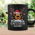 Cafeteria Squad Reindeer Santa Hat Christmas Family Coffee Mug Gifts ideas