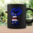 Cape Verde Cape Verdean Flag Power Handfist Cabo Pride Coffee Mug Gifts ideas
